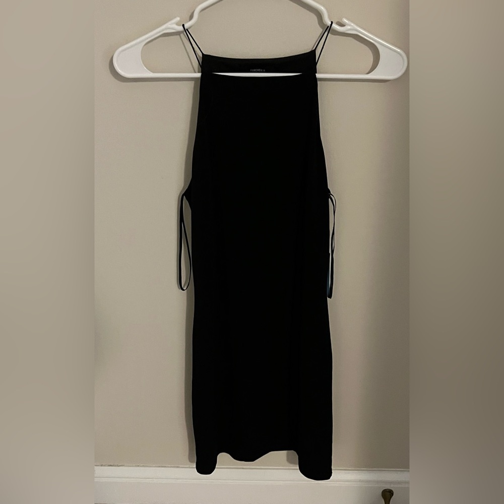 FOREVER 21 black sleeveless dress